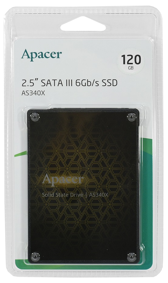 Накопичувач SSD 120GB Apacer AS340X 2.5 Накопичувач SSD 120GB Apacer AS340X 2.5