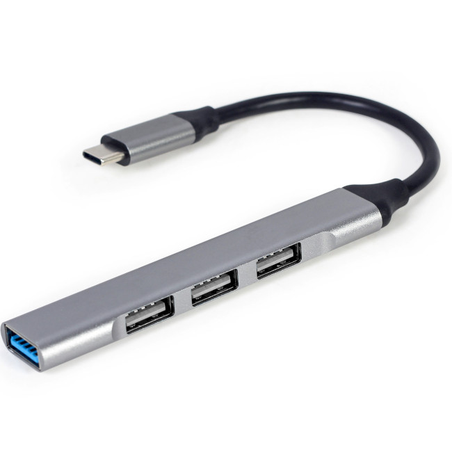 Концентратор USB Type-C Gembird 1xUSB3.1, 3хUSB2.0, метал, Grey (UHB-CM-U3P1U2P3-03) Концентратор USB Type-C Gembird 1xUSB3.1, 3хUSB2.0, метал, Grey (UHB-CM-U3P1U2P3-03)