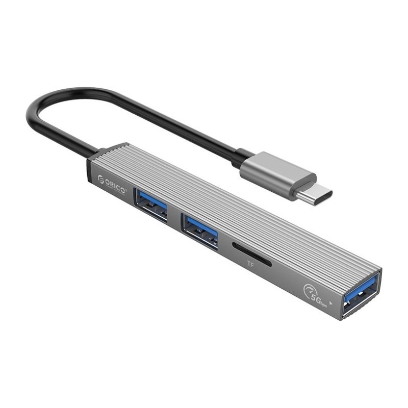 Концентратор USB Type-C Orico AH-12F-GY-BP Grey (CA913541) Концентратор USB Type-C Orico AH-12F-GY-BP Grey (CA913541)