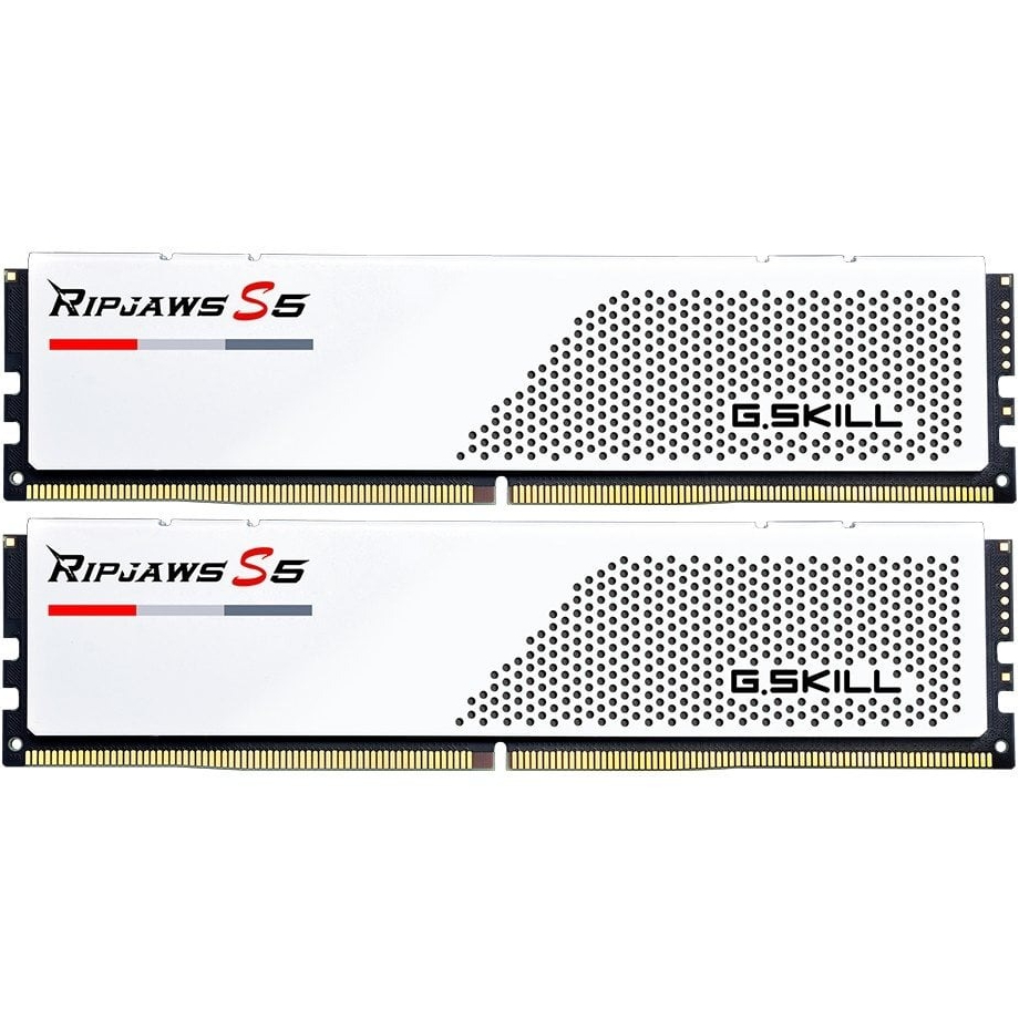 Модуль пам`ятi DDR5 2x16GB/5200 G.Skill Ripjaws S5 White (F5-5200J4040A16GX2-RS5W) Модуль пам`ятi DDR5 2x16GB/5200 G.Skill Ripjaws S5 White (F5-5200J4040A16GX2-RS5W)