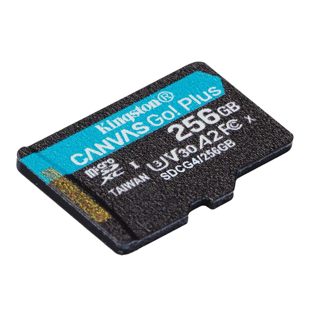 Карта пам`яті MicroSDXC 256GB UHS-I/U3 Class 10 Kingston Canvas Go! Plus R200/W160MB/s (SDCG4/256GB Карта пам`яті MicroSDXC 256GB UHS-I/U3 Class 10 Kingston Canvas Go! Plus R200/W160MB/s (SDCG4/256GB