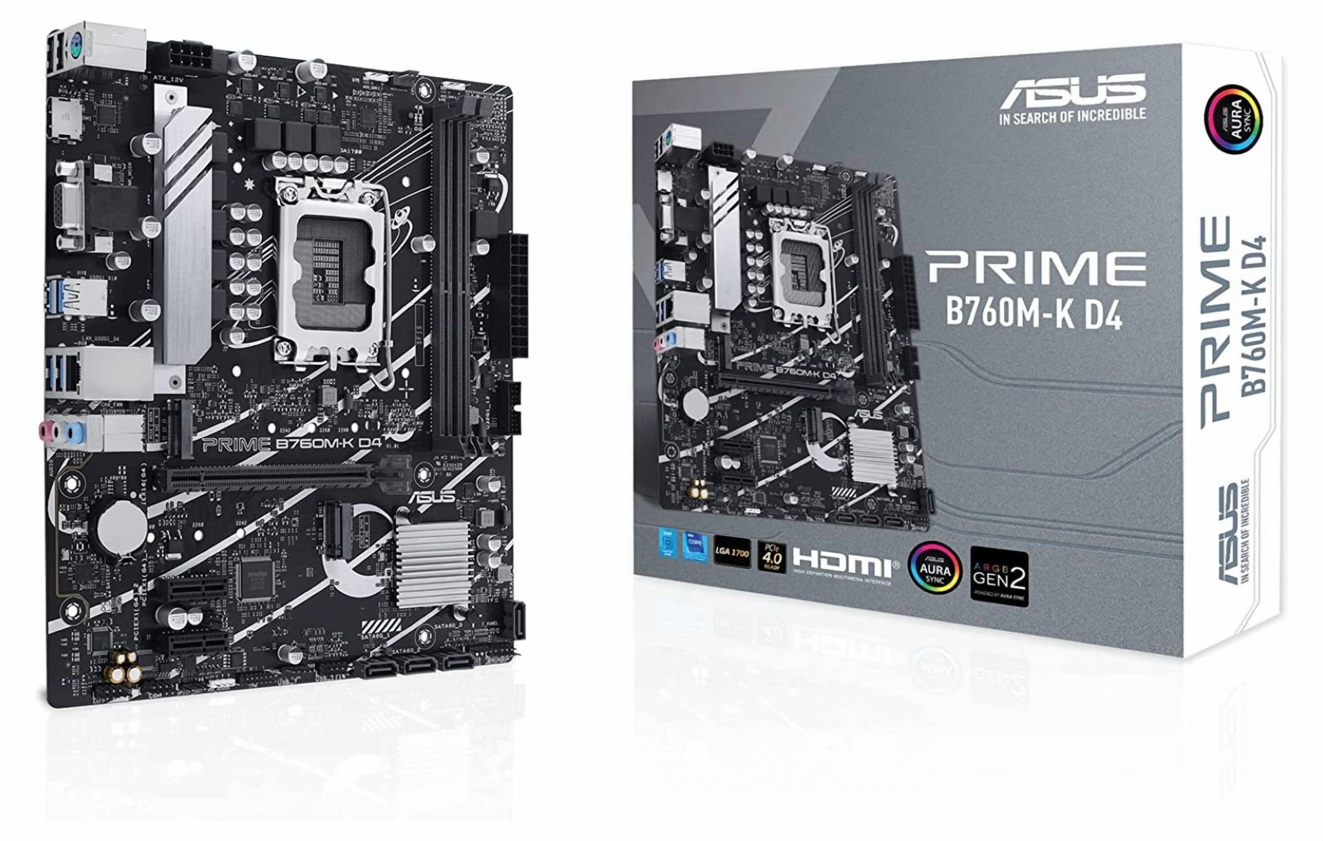 Материнська плата Asus Prime B760M-K D4 Socket 1700 Материнська плата Asus Prime B760M-K D4 Socket 1700