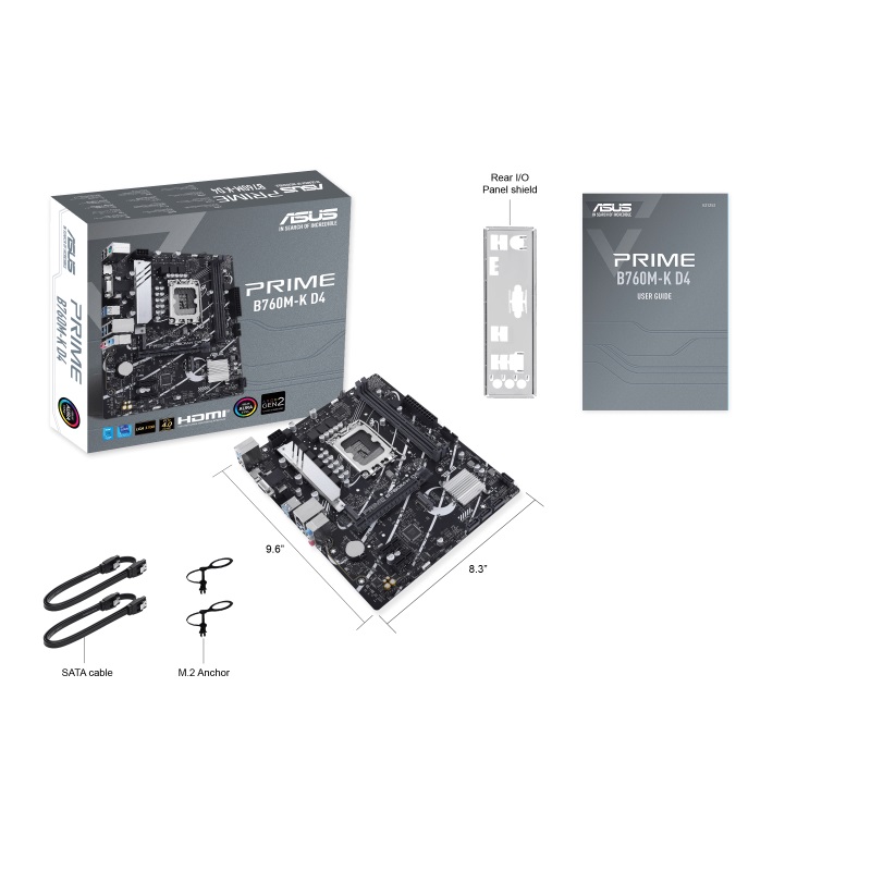 Материнська плата Asus Prime B760M-K D4 Socket 1700 Материнська плата Asus Prime B760M-K D4 Socket 1700