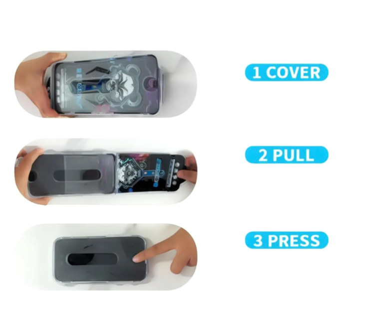 Захисне скло BEISOKY Magic Box ESD Apple iPhone 17 Air Full Glue black Захисне скло BEISOKY Magic Box ESD Apple iPhone 17 Air Full Glue black