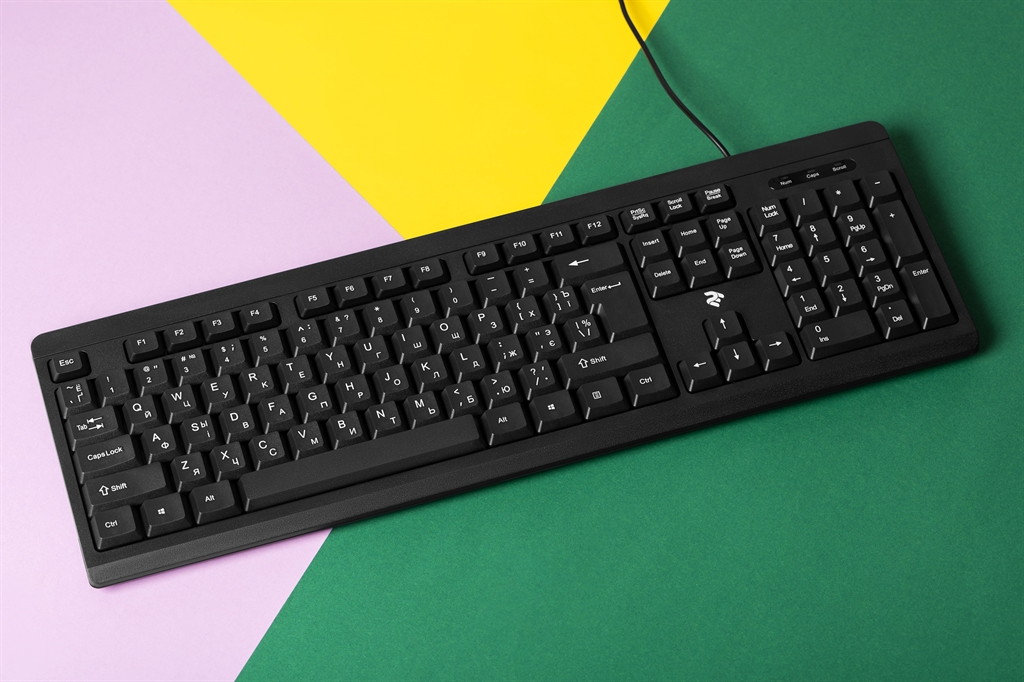 Клавіатура 2E KS108 Slim Black (2E-KS108UB_UA) Клавіатура 2E KS108 Slim Black (2E-KS108UB_UA)