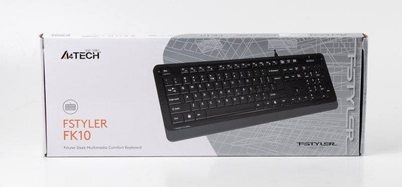 Клавіатура A4Tech FK10 Ukr Grey Клавіатура A4Tech FK10 Ukr Grey