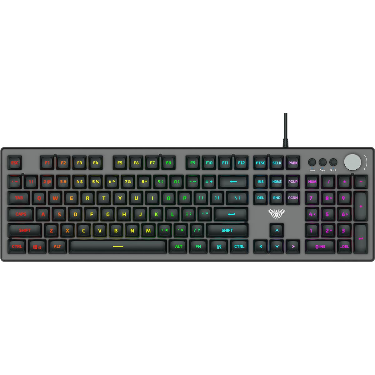 Клавіатура Aula F2028 RGB (6948391240015) Клавіатура Aula F2028 RGB (6948391240015)