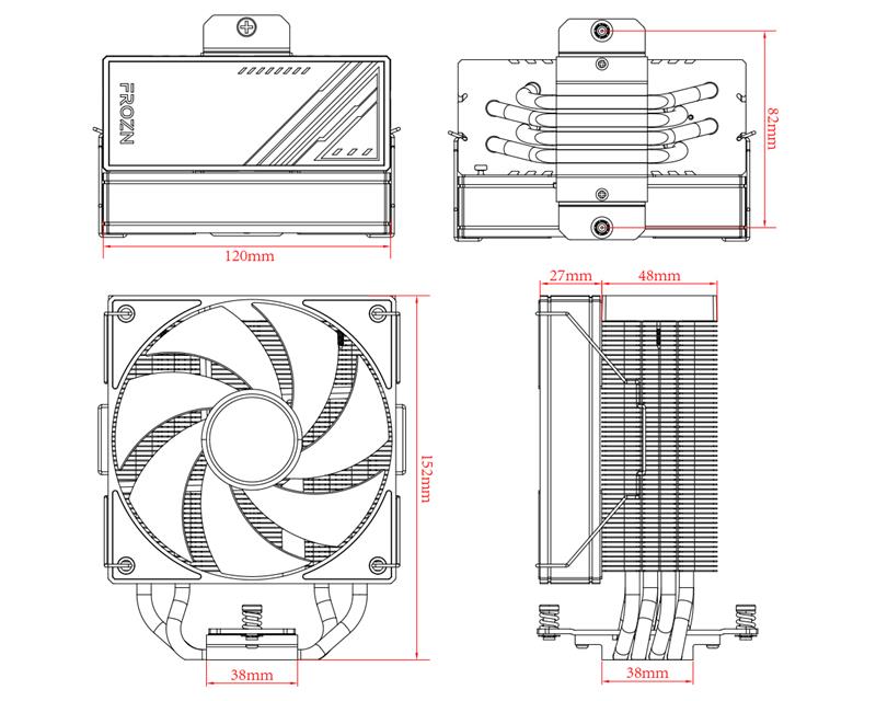 Кулер процесорний ID-Cooling Frozn A410 ARGB Кулер процесорний ID-Cooling Frozn A410 ARGB