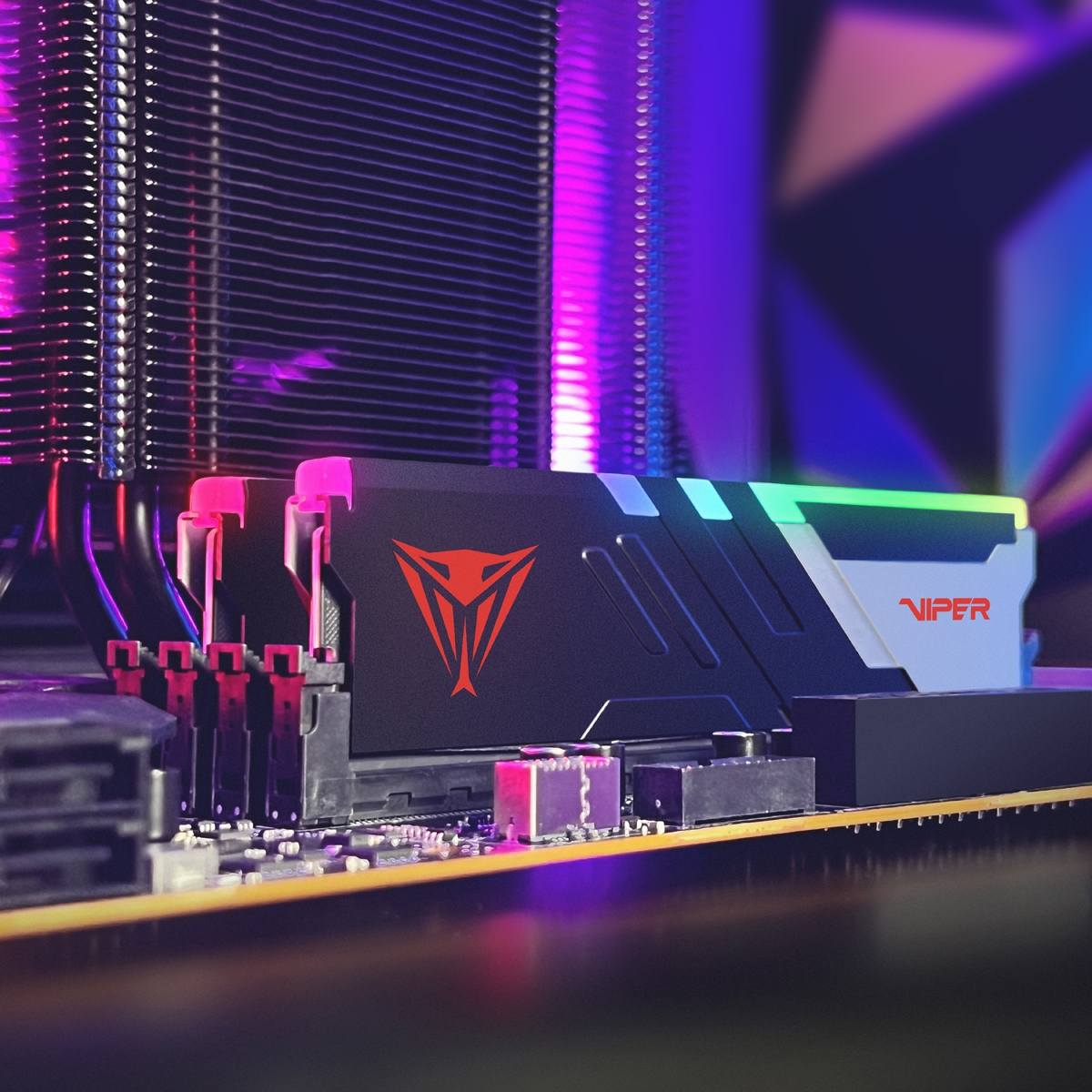 Модуль пам`яті DDR5 2x32GB/6000 Patriot Viper Venom RGB (PVVR564G600C36K) Модуль пам`яті DDR5 2x32GB/6000 Patriot Viper Venom RGB (PVVR564G600C36K)