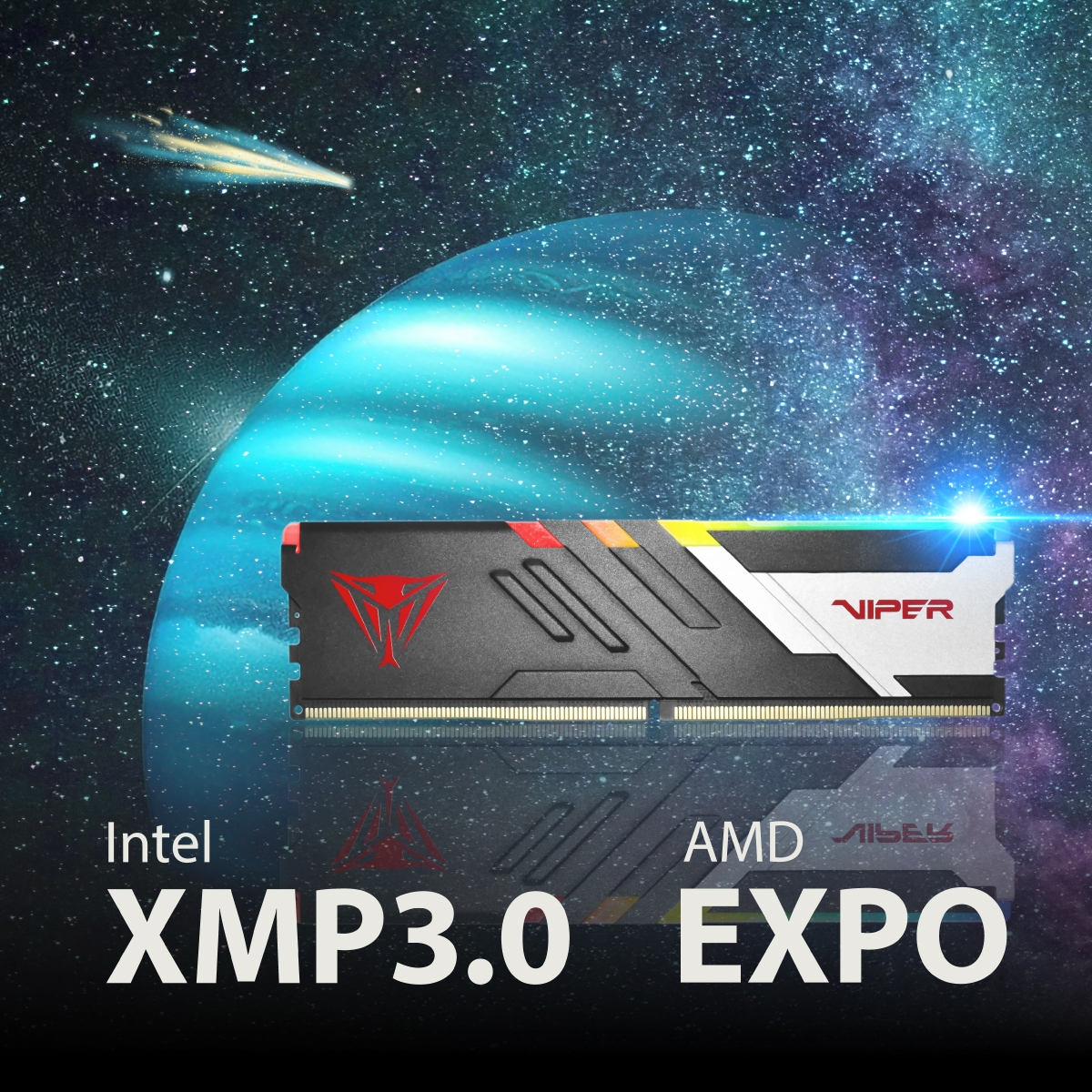 Модуль пам`яті DDR5 2x32GB/6000 Patriot Viper Venom RGB (PVVR564G600C36K) Модуль пам`яті DDR5 2x32GB/6000 Patriot Viper Venom RGB (PVVR564G600C36K)