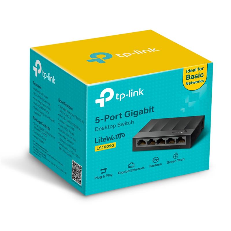 Комутатор TP-Link LS1005G Комутатор TP-Link LS1005G