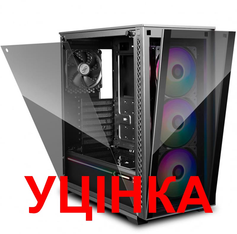 Корпус DeepCool Matrexx 70 ADD-RGB 3F Black (DP-ATX-MATREXX70-BKG0P-3F) без БЖ Корпус DeepCool Matrexx 70 ADD-RGB 3F Black (DP-ATX-MATREXX70-BKG0P-3F) без БЖ