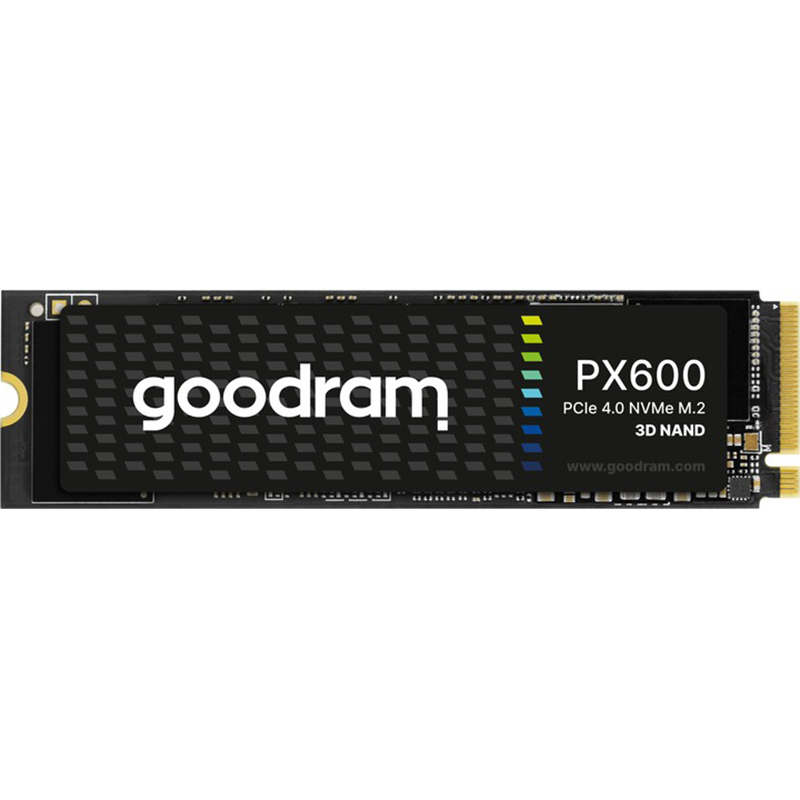 Накопичувач SSD 500GB Goodram PX600 M.2 2280 PCIe 4.0 x4 NVMe 3D NAND (SSDPR-PX600-500-80) Накопичувач SSD 500GB Goodram PX600 M.2 2280 PCIe 4.0 x4 NVMe 3D NAND (SSDPR-PX600-500-80)