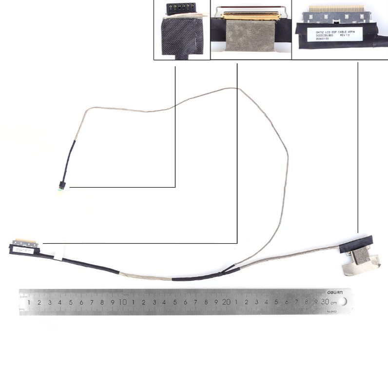 Шлейф матриці для ноутбука Acer Nitro 5 AN517-41 AN517-54, (eDP 40pin 165Hz, 50.QC6N2.001, DC02C00UB Шлейф матриці для ноутбука Acer Nitro 5 AN517-41 AN517-54, (eDP 40pin 165Hz, 50.QC6N2.001, DC02C00UB