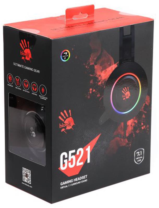 Гарнітура Bloody G521 Black Гарнітура Bloody G521 Black