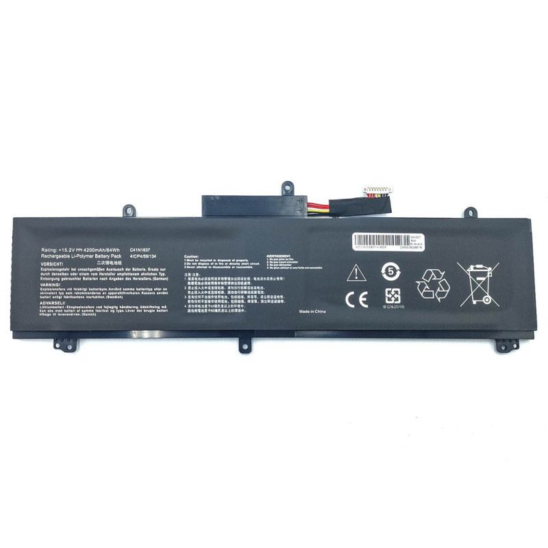 Батарея для ноутбука ASUS C41N1837 15.2V 4200mAh Батарея для ноутбука ASUS C41N1837 15.2V 4200mAh