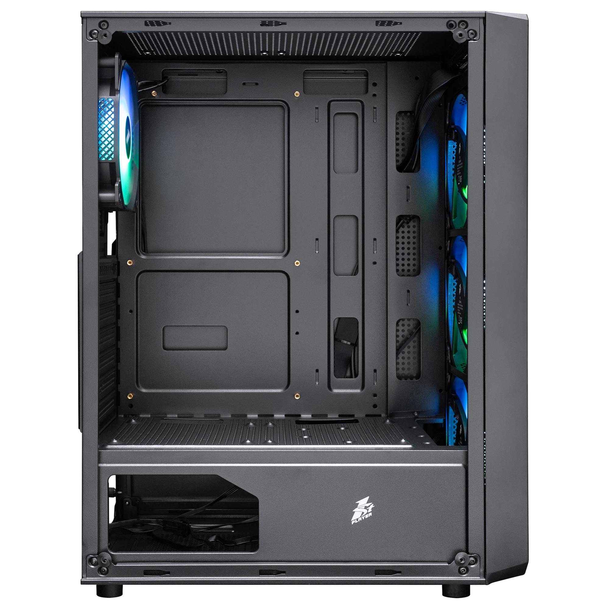 Корпус 1stPlayer FD3-BK-4F7 Black без БЖ Корпус 1stPlayer FD3-BK-4F7 Black без БЖ