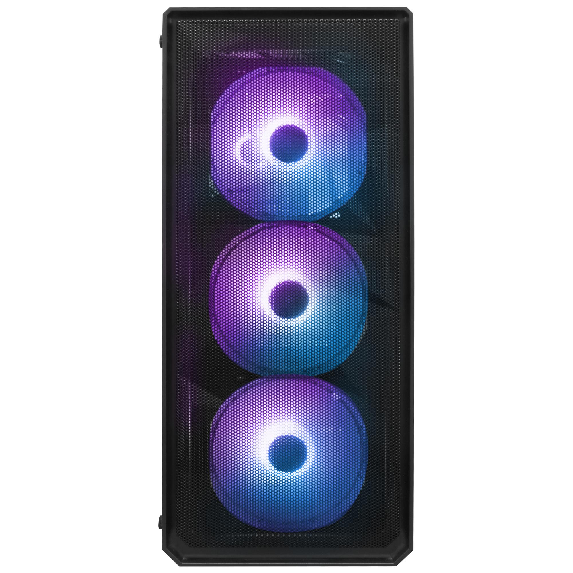 Корпус 1stPlayer FD3-BK-4F7 Black без БЖ Корпус 1stPlayer FD3-BK-4F7 Black без БЖ