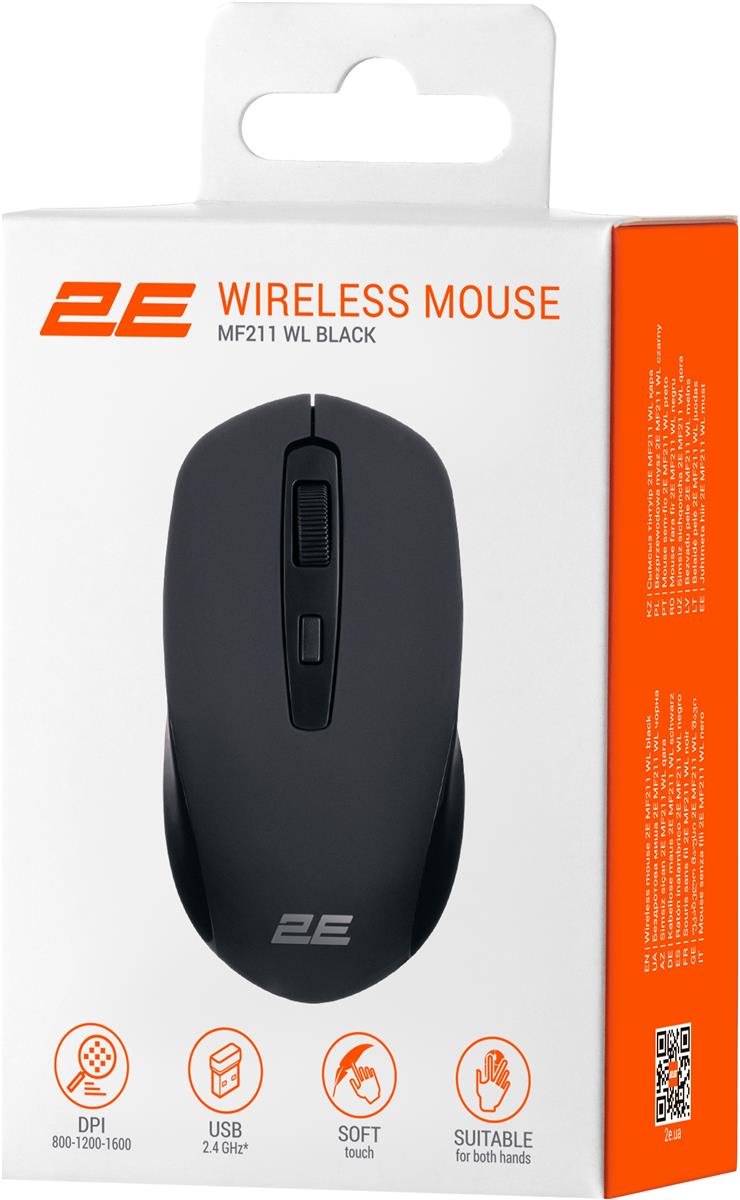 Миша бездротова 2E MF211 WL Black (2E-MF211WB) Миша бездротова 2E MF211 WL Black (2E-MF211WB)