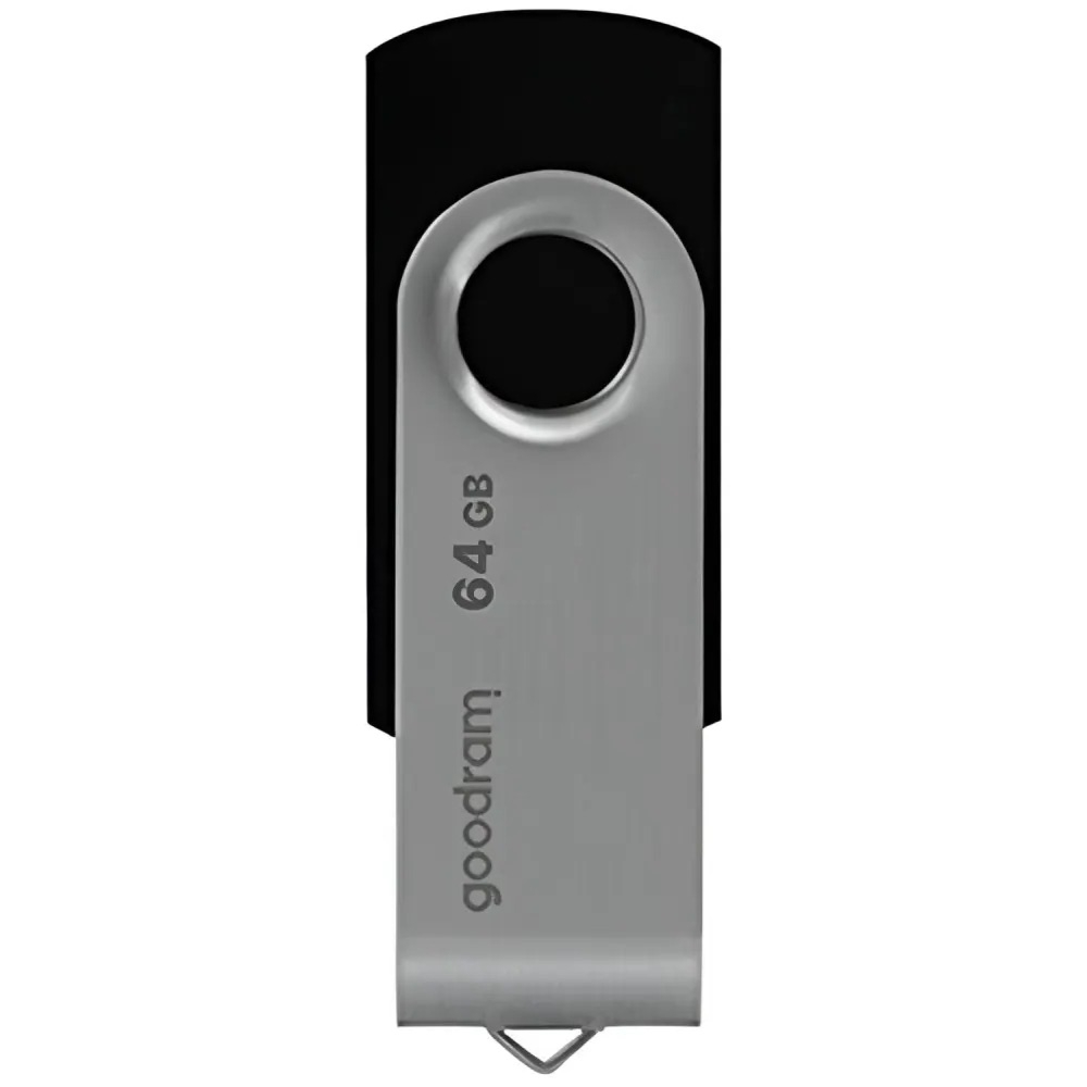 Флеш-накопичувач USB2.0 64GB Goodram UTS2 (Twister) Black (UTS2-0640K0R11) Флеш-накопичувач USB2.0 64GB Goodram UTS2 (Twister) Black (UTS2-0640K0R11)