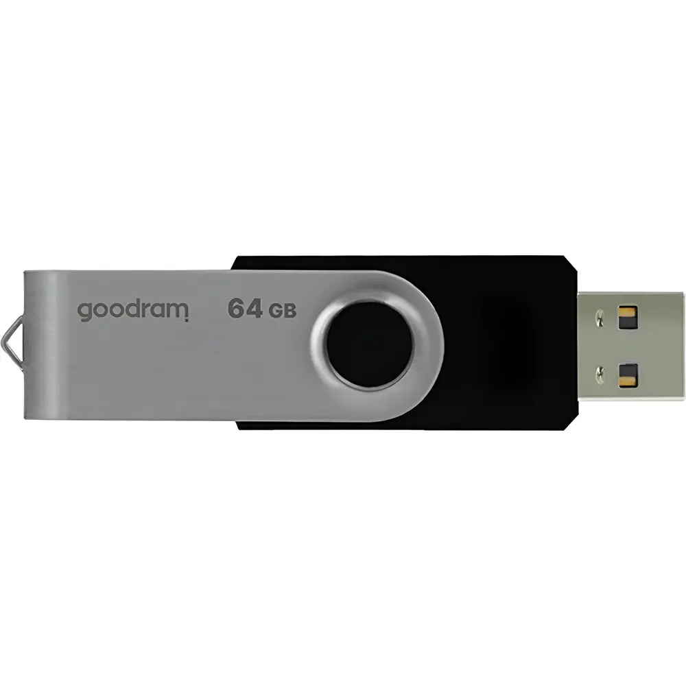 Флеш-накопичувач USB2.0 64GB Goodram UTS2 (Twister) Black (UTS2-0640K0R11) Флеш-накопичувач USB2.0 64GB Goodram UTS2 (Twister) Black (UTS2-0640K0R11)