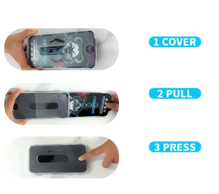 Захисне скло BEISOKY Magic Box ESD Apple iPhone 17 Pro Max Full Glue black Захисне скло BEISOKY Magic Box ESD Apple iPhone 17 Pro Max Full Glue black