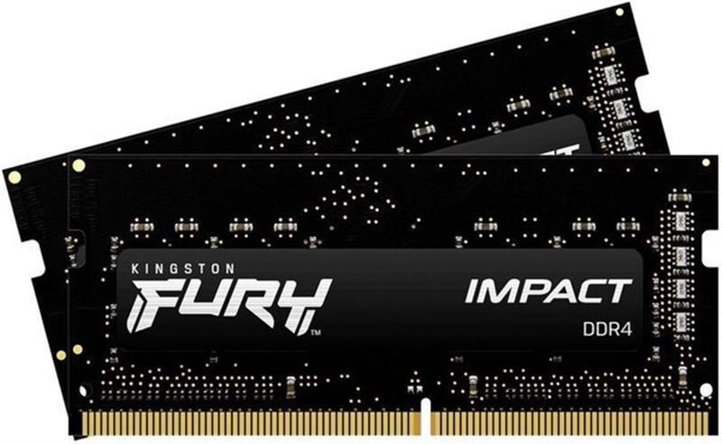 Модуль пам`ятi SO-DIMM 2x8GB/3200 DDR4 Kingston Fury Impact (KF432S20IBK2/16) Модуль пам`ятi SO-DIMM 2x8GB/3200 DDR4 Kingston Fury Impact (KF432S20IBK2/16)
