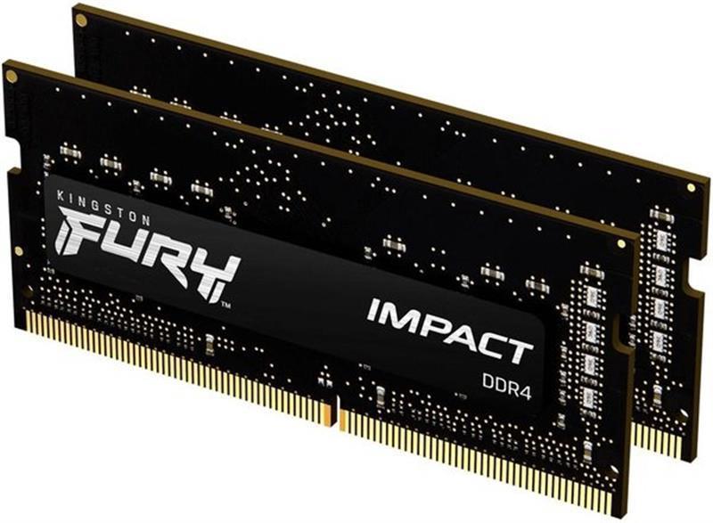 Модуль пам`ятi SO-DIMM 2x8GB/3200 DDR4 Kingston Fury Impact (KF432S20IBK2/16) Модуль пам`ятi SO-DIMM 2x8GB/3200 DDR4 Kingston Fury Impact (KF432S20IBK2/16)