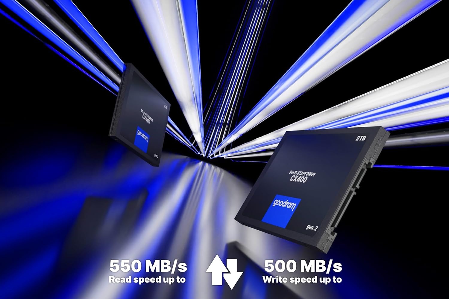 Накопичувач SSD 128GB GOODRAM CX400 Gen.2 2.5 Накопичувач SSD 128GB GOODRAM CX400 Gen.2 2.5