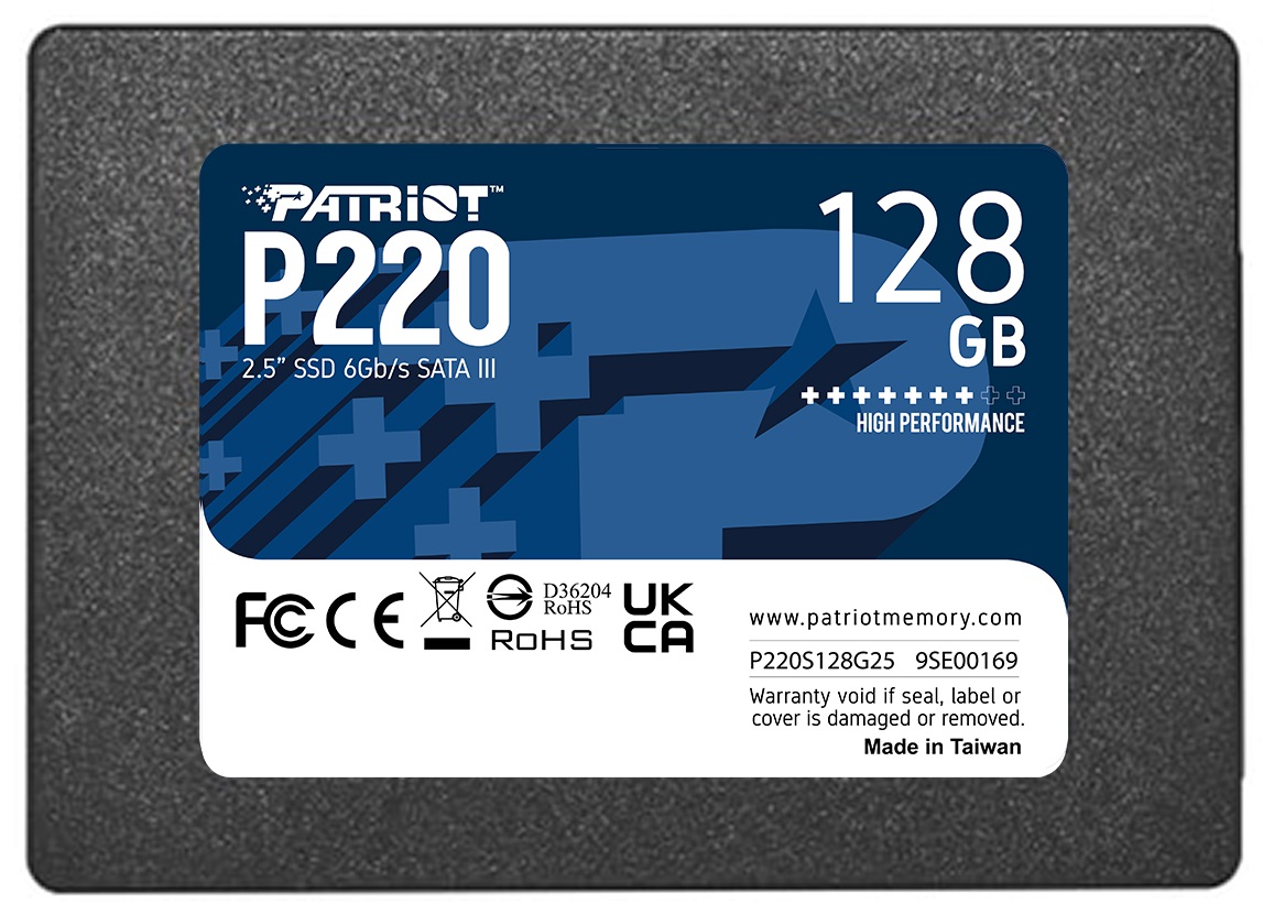 Накопичувач SSD 128GB Patriot P220 2.5 Накопичувач SSD 128GB Patriot P220 2.5