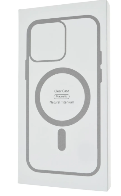 Чохол TPU+PC Сolor сase with MagSafe iPhone 15 Pro Max natural titanium Чохол TPU+PC Сolor сase with MagSafe iPhone 15 Pro Max natural titanium