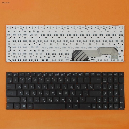 Клавіатура для ноутбука Asus A541 D541 F541 K541 P541 R541 X541 series, RU, чорна Клавіатура для ноутбука Asus A541 D541 F541 K541 P541 R541 X541 series, RU, чорна