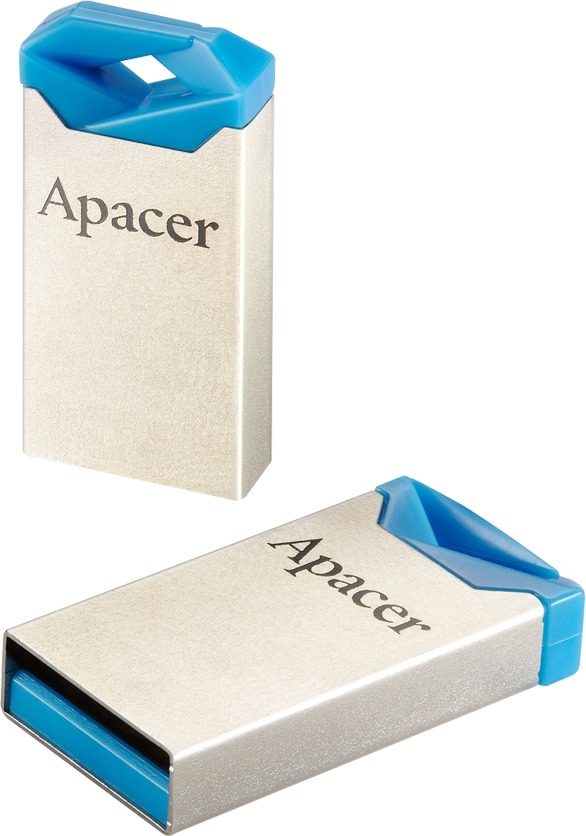 Флеш-накопичувач USB 32GB Apacer AH111 Silver/Blue (AP32GAH111U-1) Флеш-накопичувач USB 32GB Apacer AH111 Silver/Blue (AP32GAH111U-1)