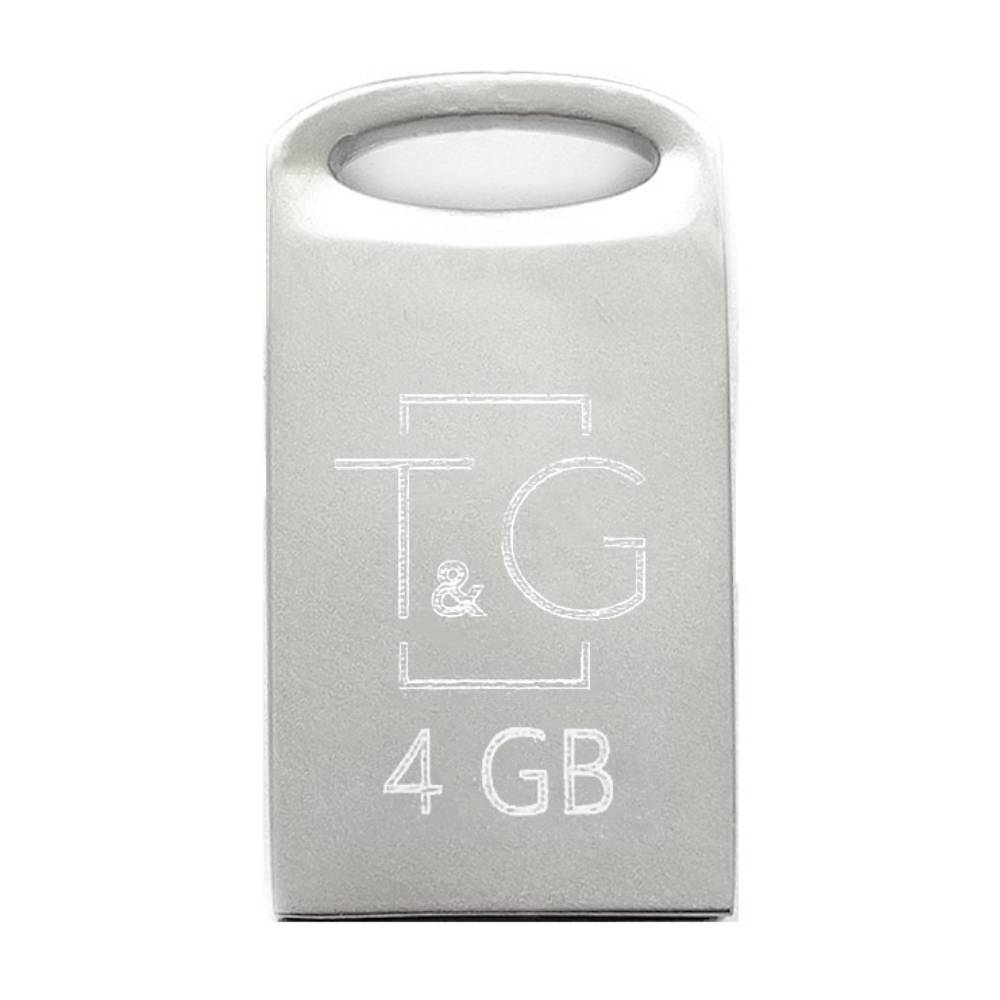 Флеш-накопичувач USB 4GB T&G 105 Metal Series Silver (TG105-4G) Флеш-накопичувач USB 4GB T&G 105 Metal Series Silver (TG105-4G)