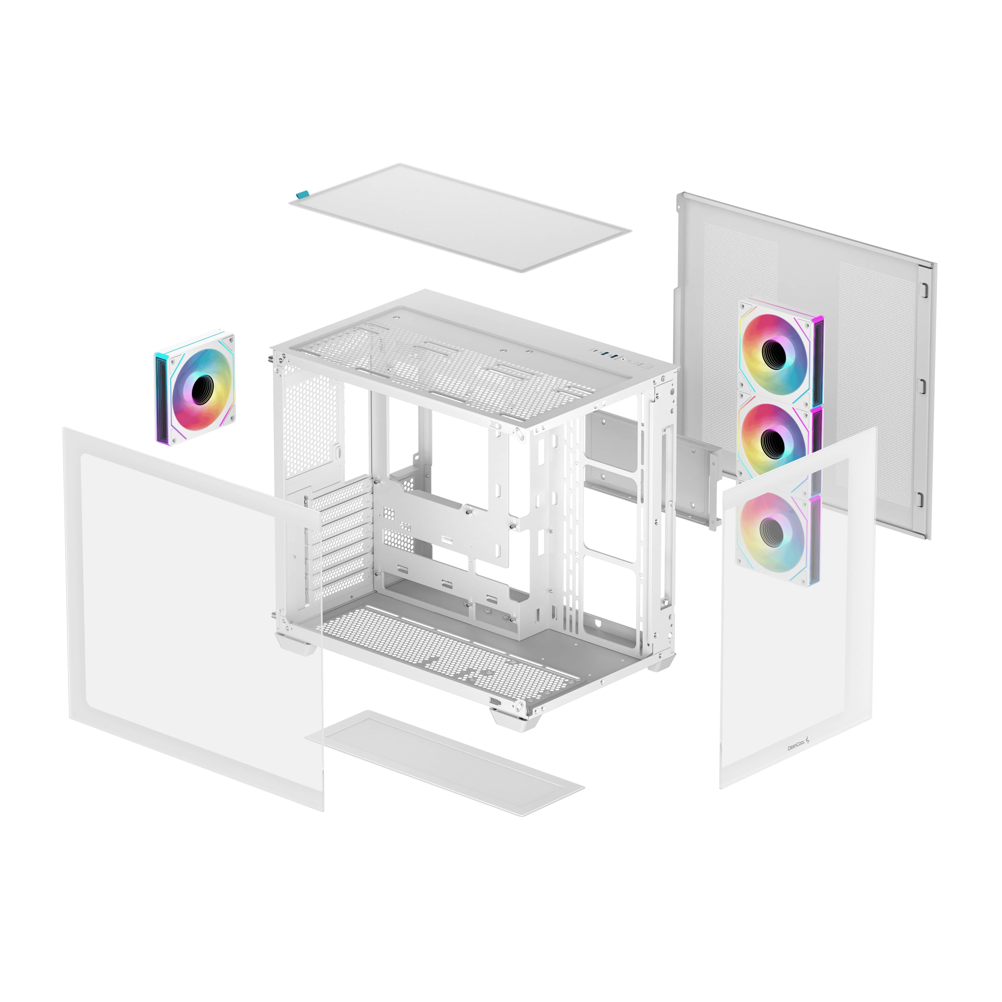 Корпус DeepCool CG530 4F White (R-CG530-WHADA4-G-1) без БЖ Корпус DeepCool CG530 4F White (R-CG530-WHADA4-G-1) без БЖ