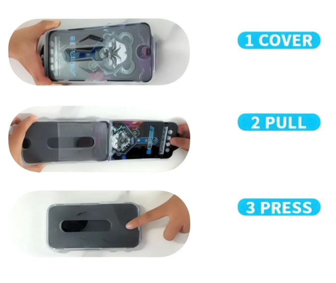 Захисне скло BEISOKY Magic Box ESD Apple iPhone 17 Pro Full Glue black Захисне скло BEISOKY Magic Box ESD Apple iPhone 17 Pro Full Glue black