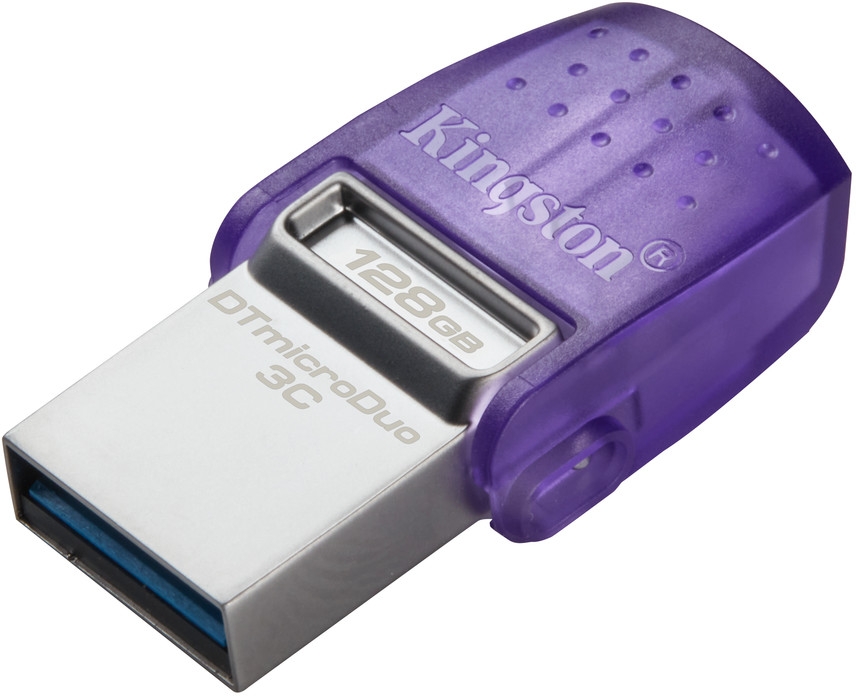 Флеш-накопичувач USB3.2 128GB Type-C Kingston DataTraveler microDuo 3C (DTDUO3CG3/128GB) Флеш-накопичувач USB3.2 128GB Type-C Kingston DataTraveler microDuo 3C (DTDUO3CG3/128GB)
