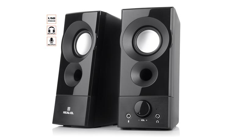 Акустична система REAL-EL S-90 Black Акустична система REAL-EL S-90 Black