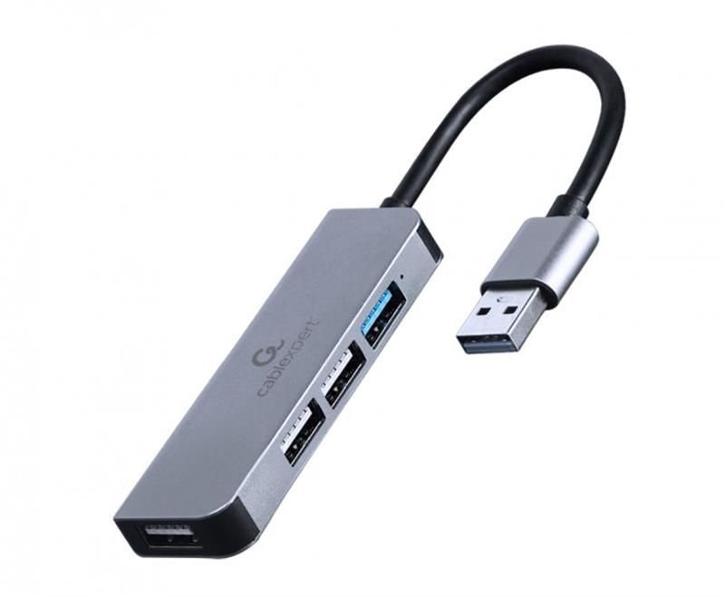 Концентратор USB Cablexpert 1xUSB3.1, 3хUSB2.0, метал, Grey (UHB-U3P1U2P3-01) Концентратор USB Cablexpert 1xUSB3.1, 3хUSB2.0, метал, Grey (UHB-U3P1U2P3-01)