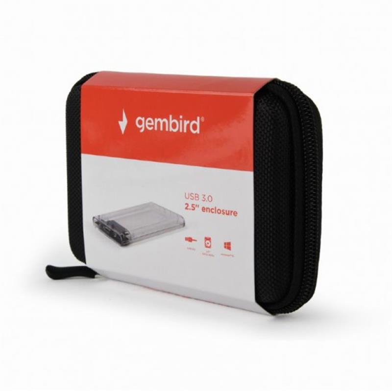 Зовнішня кишеня Gembird для підключення SATA HDD 2.5 Зовнішня кишеня Gembird для підключення SATA HDD 2.5