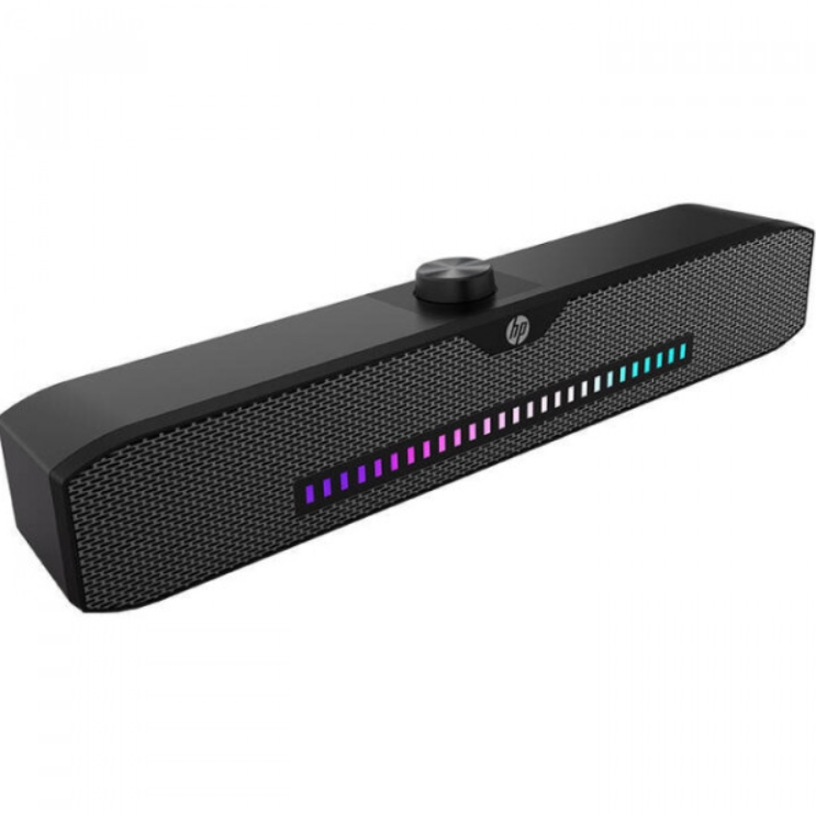 Акустична система 2.0 HP DHS-4200, Bluetooth, 3,5мм+USB, 6Вт, Sound Bar LED RGB, Black Акустична система 2.0 HP DHS-4200, Bluetooth, 3,5мм+USB, 6Вт, Sound Bar LED RGB, Black
