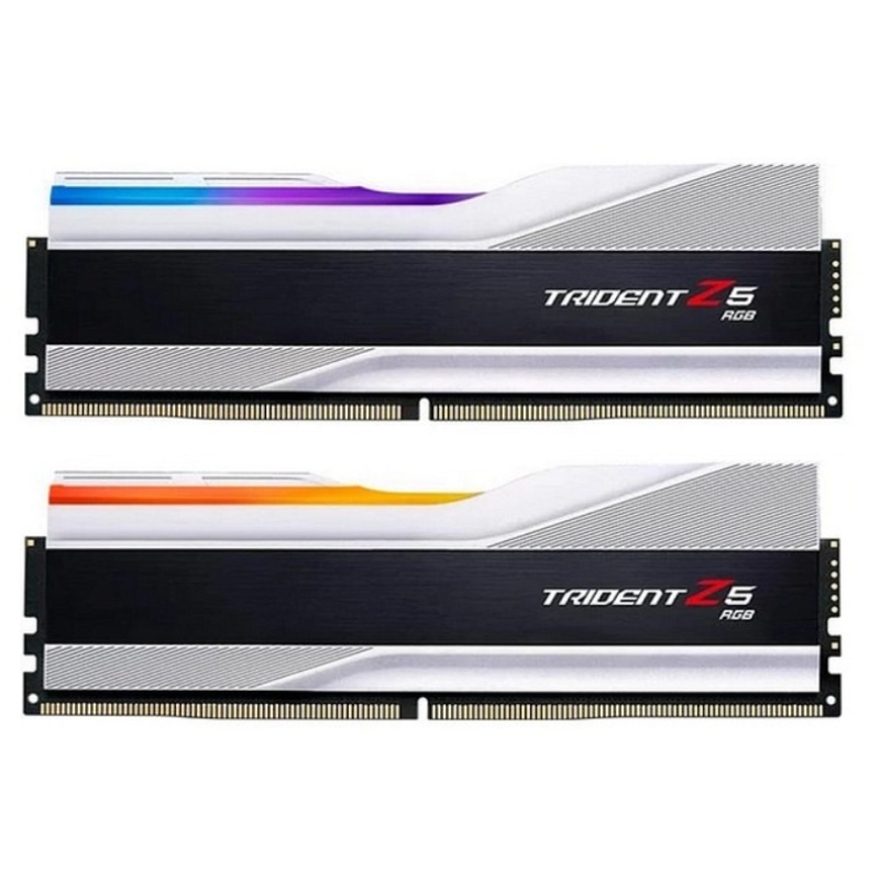 Модуль пам`ятi DDR5 2x16GB/6000 G.Skill Trident Z5 RGB Silver (F5-6000J3636F16GX2-TZ5RS) Модуль пам`ятi DDR5 2x16GB/6000 G.Skill Trident Z5 RGB Silver (F5-6000J3636F16GX2-TZ5RS)