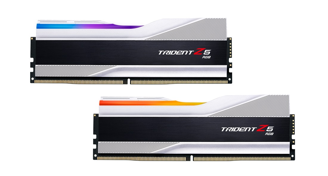 Модуль пам`ятi DDR5 2x16GB/6000 G.Skill Trident Z5 RGB Silver (F5-6000J3636F16GX2-TZ5RS) Модуль пам`ятi DDR5 2x16GB/6000 G.Skill Trident Z5 RGB Silver (F5-6000J3636F16GX2-TZ5RS)