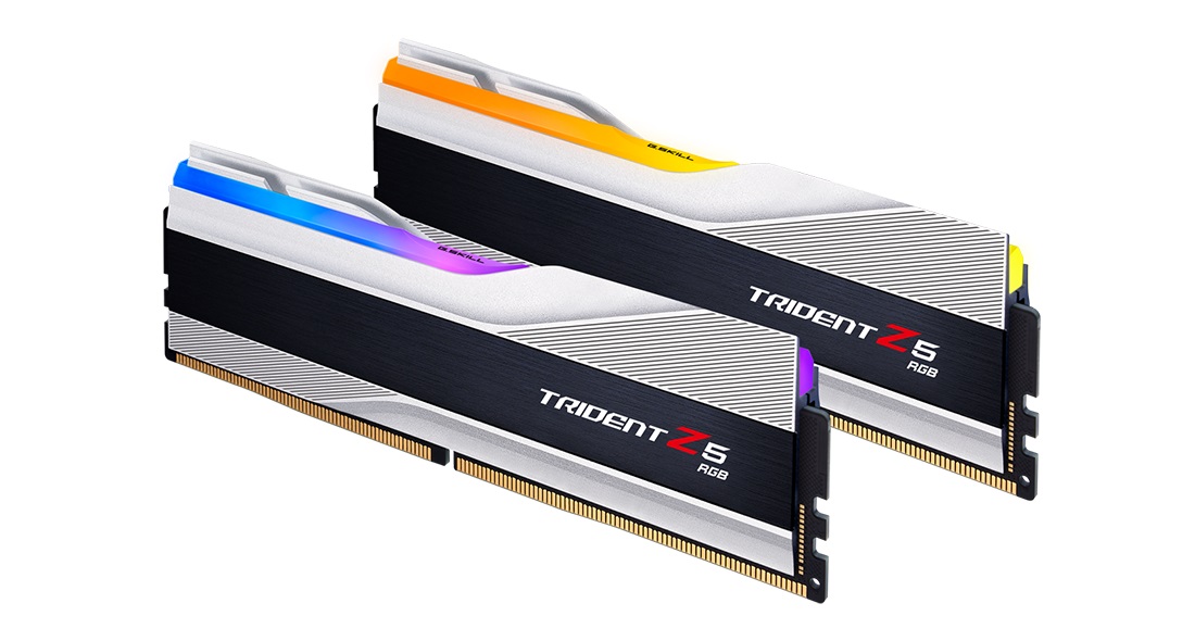 Модуль пам`ятi DDR5 2x16GB/6000 G.Skill Trident Z5 RGB Silver (F5-6000J3636F16GX2-TZ5RS) Модуль пам`ятi DDR5 2x16GB/6000 G.Skill Trident Z5 RGB Silver (F5-6000J3636F16GX2-TZ5RS)