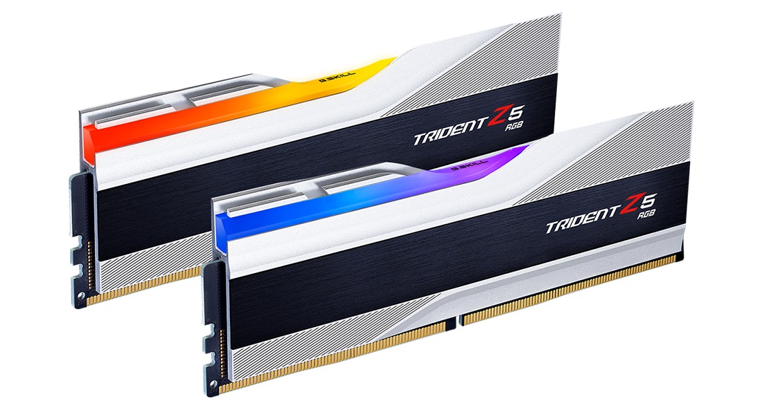 Модуль пам`ятi DDR5 2x16GB/6000 G.Skill Trident Z5 RGB Silver (F5-6000J3636F16GX2-TZ5RS) Модуль пам`ятi DDR5 2x16GB/6000 G.Skill Trident Z5 RGB Silver (F5-6000J3636F16GX2-TZ5RS)