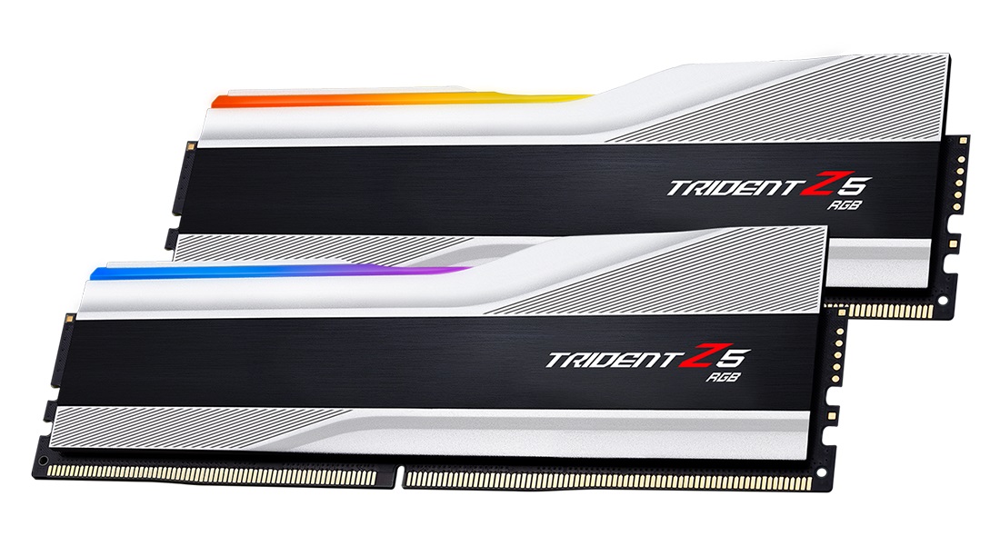 Модуль пам`ятi DDR5 2x16GB/6000 G.Skill Trident Z5 RGB Silver (F5-6000J3636F16GX2-TZ5RS) Модуль пам`ятi DDR5 2x16GB/6000 G.Skill Trident Z5 RGB Silver (F5-6000J3636F16GX2-TZ5RS)