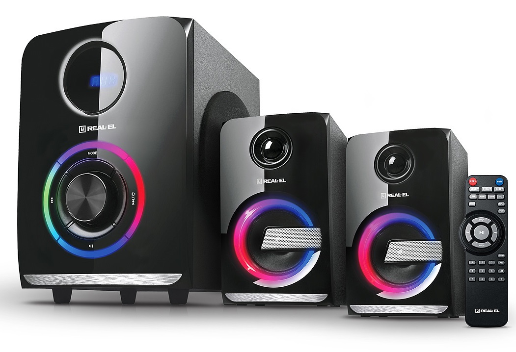 Акустична система REAL-EL M-580 Black Акустична система REAL-EL M-580 Black