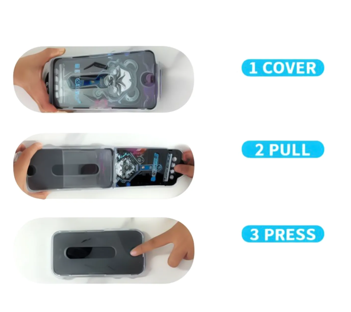 Захисне скло BEISOKY Magic Box ESD Apple iPhone 16 Pro Full Glue black Захисне скло BEISOKY Magic Box ESD Apple iPhone 16 Pro Full Glue black