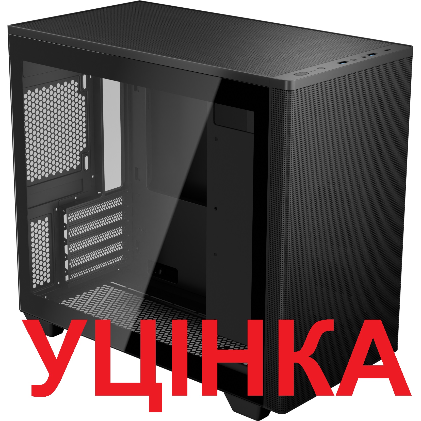 Корпус AeroCool Stormfront Mini-G-BK-v1 (ACCM-ES10003.11) Black без БЖ Корпус AeroCool Stormfront Mini-G-BK-v1 (ACCM-ES10003.11) Black без БЖ