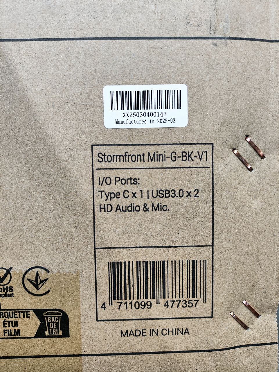 Корпус AeroCool Stormfront Mini-G-BK-v1 (ACCM-ES10003.11) Black без БЖ Корпус AeroCool Stormfront Mini-G-BK-v1 (ACCM-ES10003.11) Black без БЖ